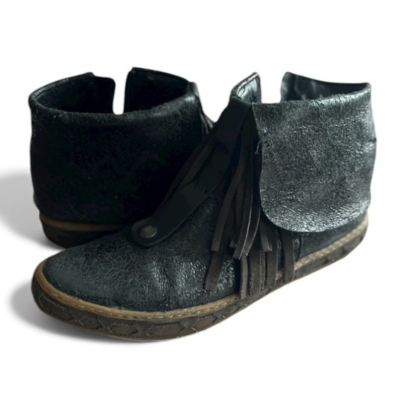 Free People Vega Moccasin Fringe Ankle Boots - Picture 3 of 7